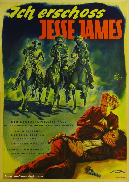 I Shot Jesse James - German Movie Poster