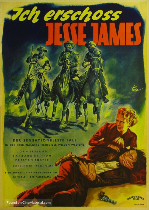 I Shot Jesse James - German Movie Poster