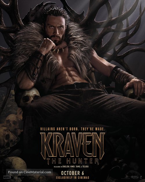 Kraven the Hunter - Indian Movie Poster