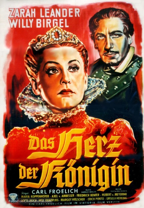 Herz der K&ouml;nigin, Das - German Movie Poster