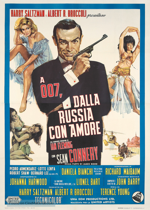 From Russia with Love - Italian Movie Poster