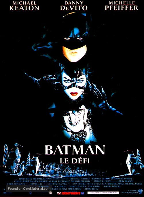 Batman Returns - French Movie Poster