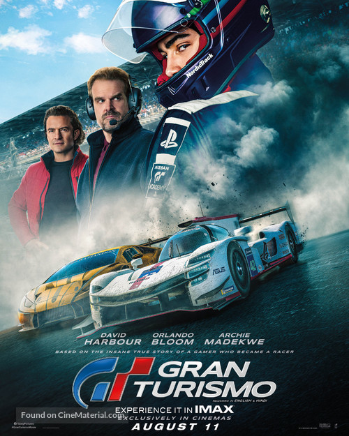 Gran Turismo - Indian Movie Poster