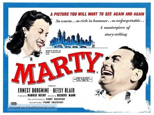 Marty - British Movie Poster