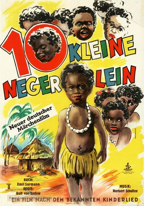 Zehn kleine Negerlein - German Movie Poster