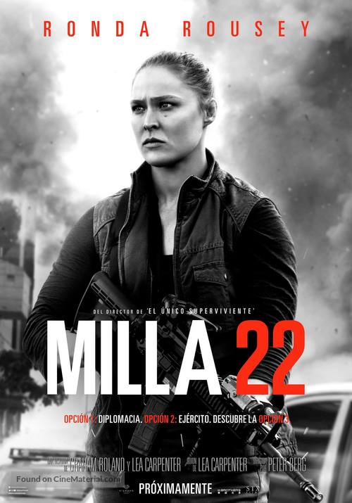Mile 22 - Spanish Movie Poster