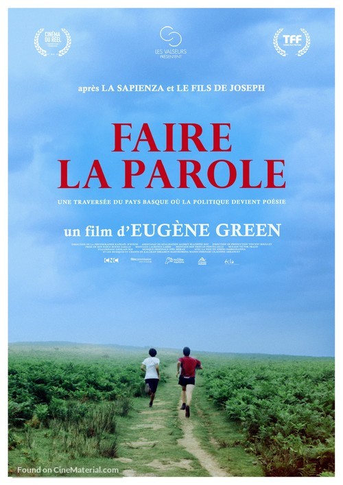 Faire la parole - French Movie Poster