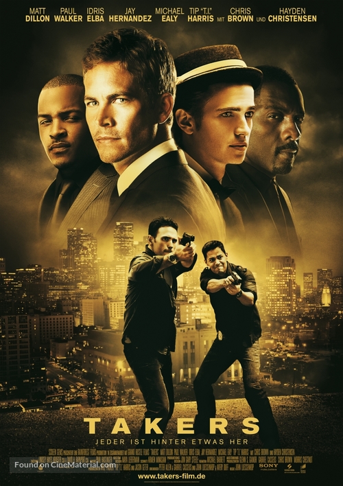 Takers - German Movie Poster