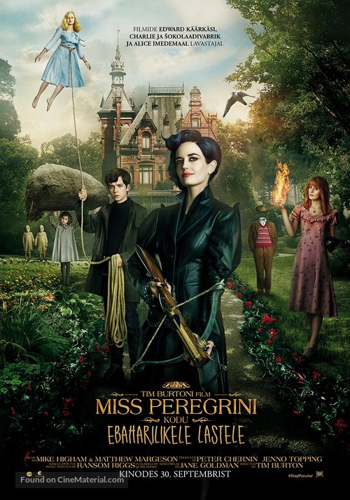 Miss Peregrine&#039;s Home for Peculiar Children - Estonian Movie Poster