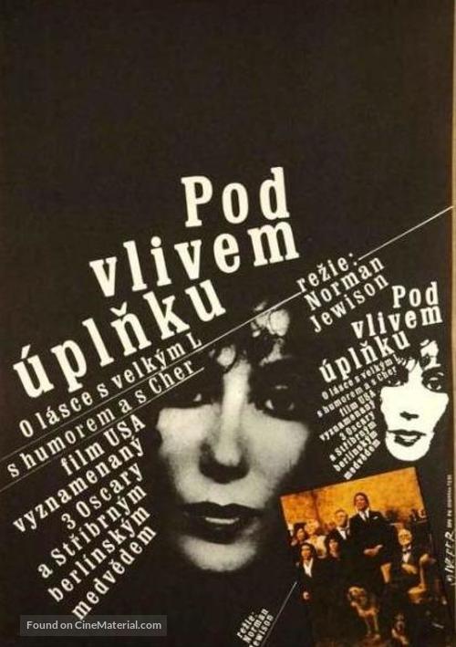 Moonstruck - Czech Movie Poster