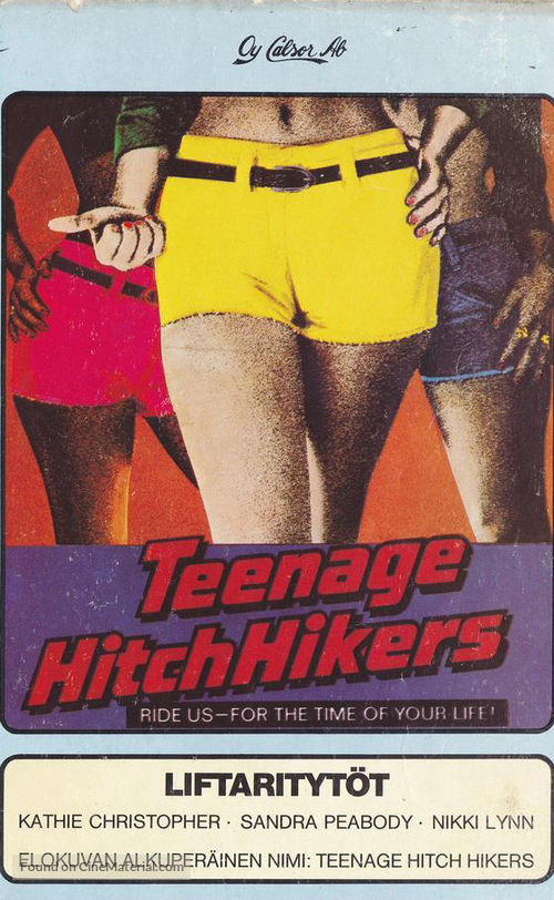 Teenage Hitchhikers - Finnish VHS movie cover