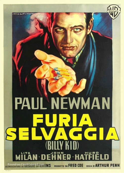 The Left Handed Gun - Italian Movie Poster