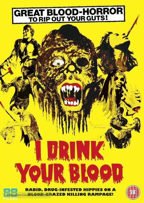 I Drink Your Blood - British Movie Cover