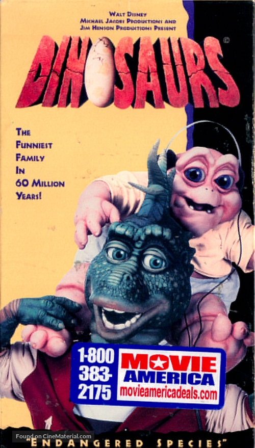 &quot;Dinosaurs&quot; - DVD movie cover