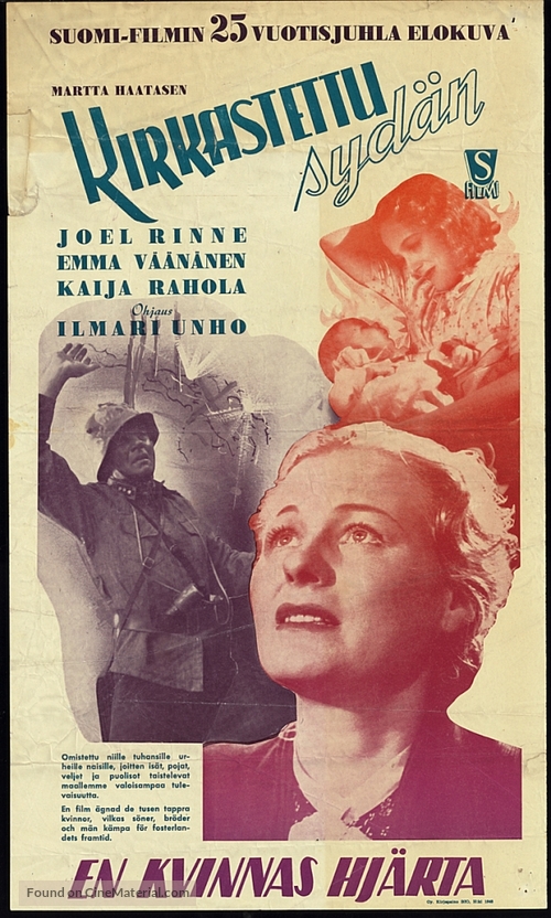 Kirkastettu syd&auml;n - Finnish Movie Poster