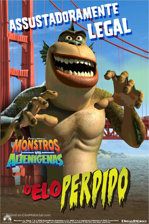 Monsters vs. Aliens - Portuguese Movie Poster