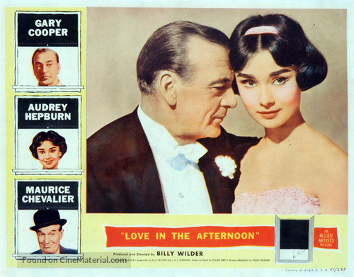 Love in the Afternoon - Movie Poster