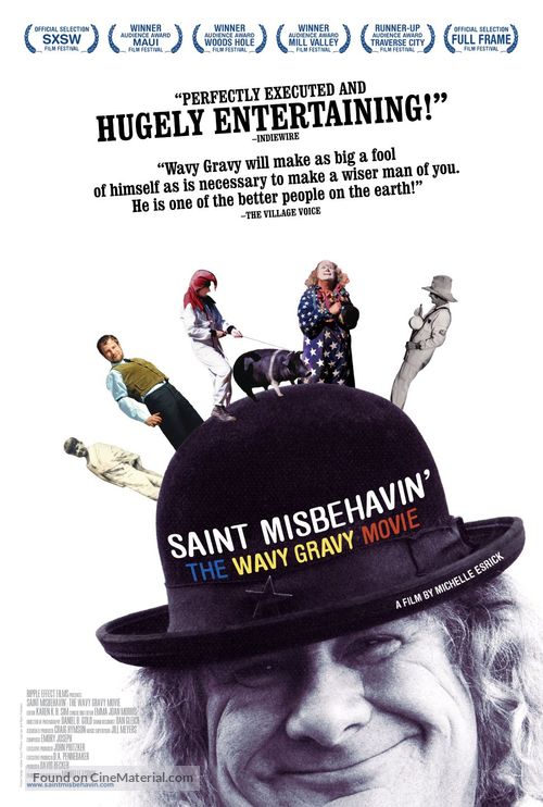 Saint Misbehavin&#039;: The Wavy Gravy Movie - Movie Poster