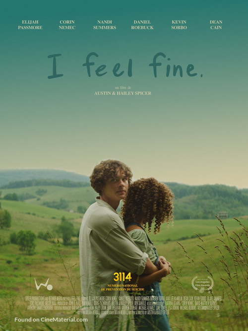 I feel fine. - French Movie Poster