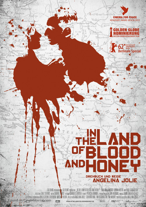 In the Land of Blood and Honey - German Movie Poster