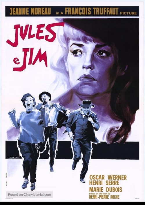 Jules Et Jim (1962) movie poster
