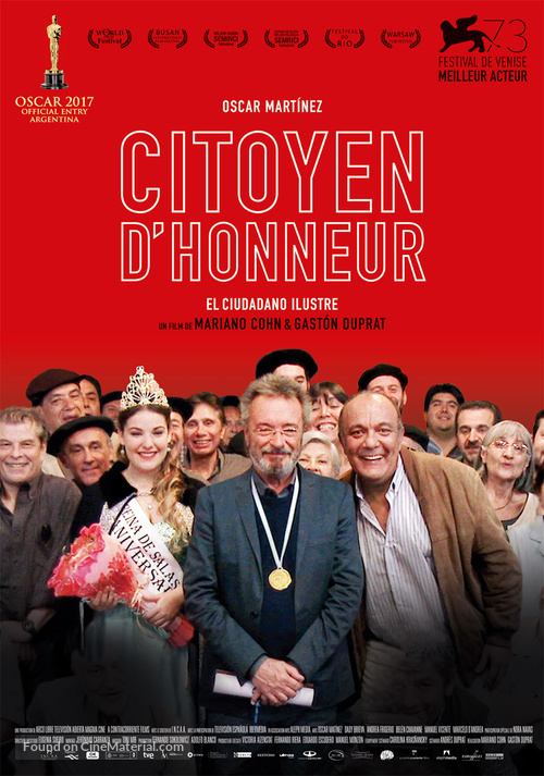 El ciudadano ilustre - Swiss Movie Poster