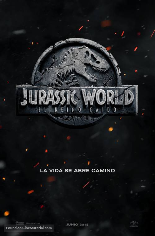 Jurassic World: Fallen Kingdom - Spanish Movie Poster