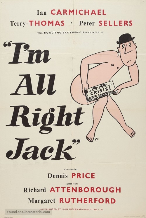I&#039;m All Right Jack - British Movie Poster