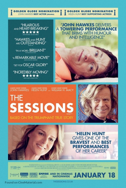 The Sessions - British Movie Poster