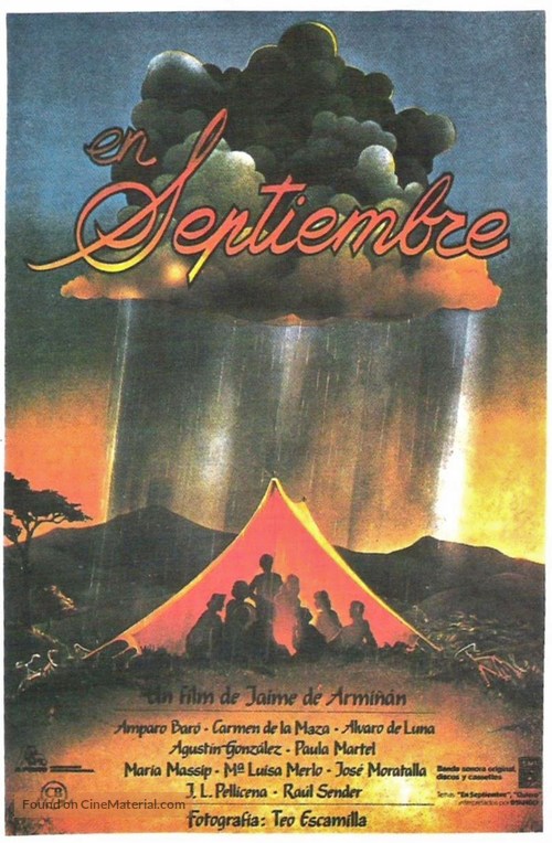 En septiembre - Spanish Movie Poster