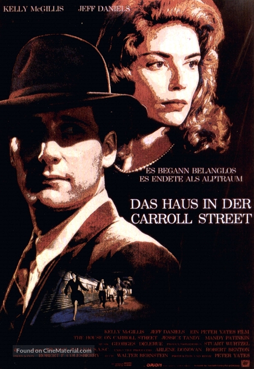 The House on Carroll Street - German Movie Poster