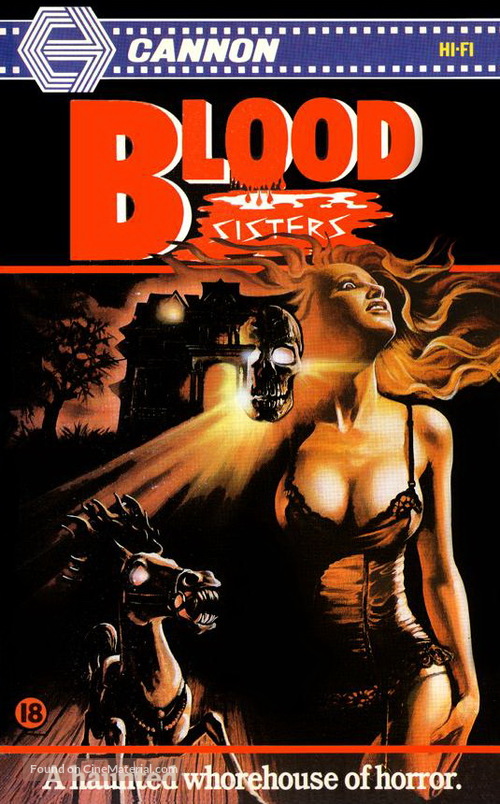 Blood Sisters - British VHS movie cover