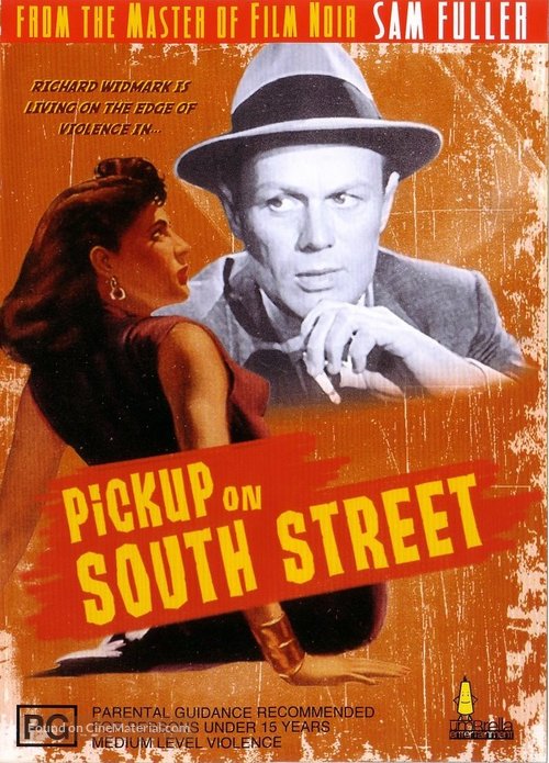 Pickup on South Street - Australian DVD movie cover