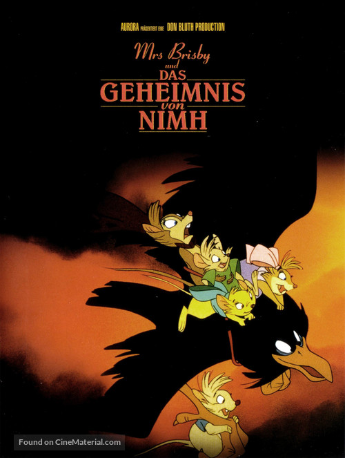The Secret of NIMH - German Movie Poster