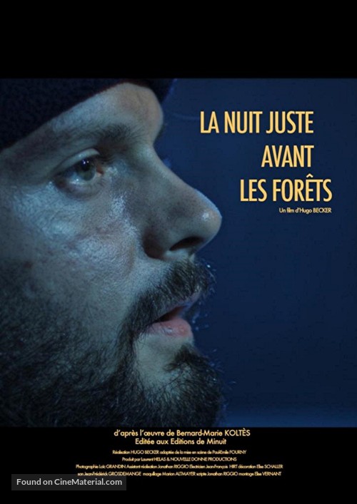 La nuit juste avant les for&ecirc;ts - French Movie Poster