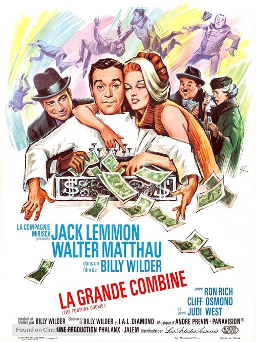 The Fortune Cookie - French Movie Poster