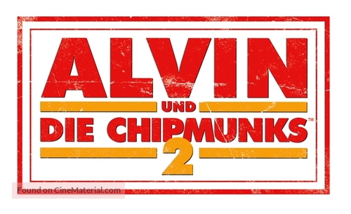 Alvin and the Chipmunks: The Squeakquel - German Logo