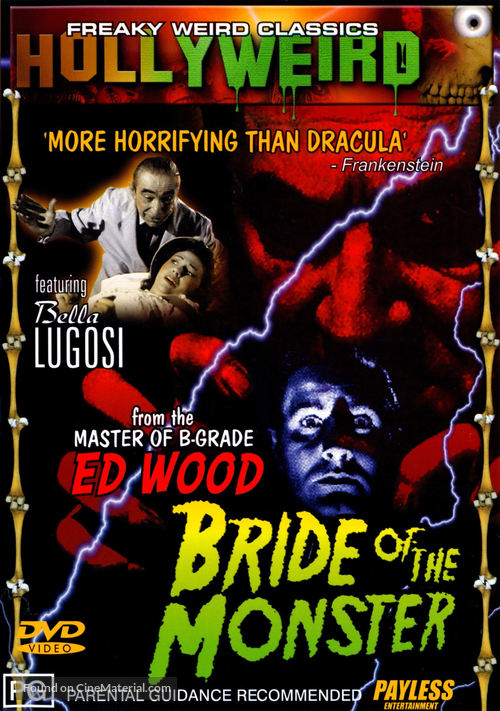 Bride of the Monster - Australian DVD movie cover