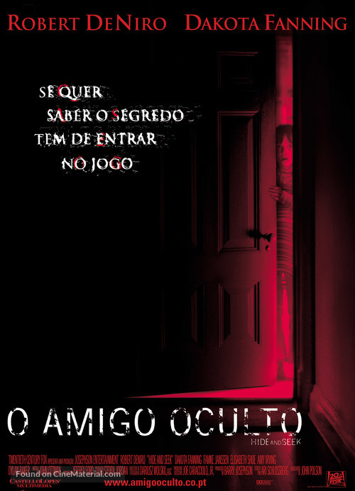 Hide And Seek - Portuguese Movie Poster