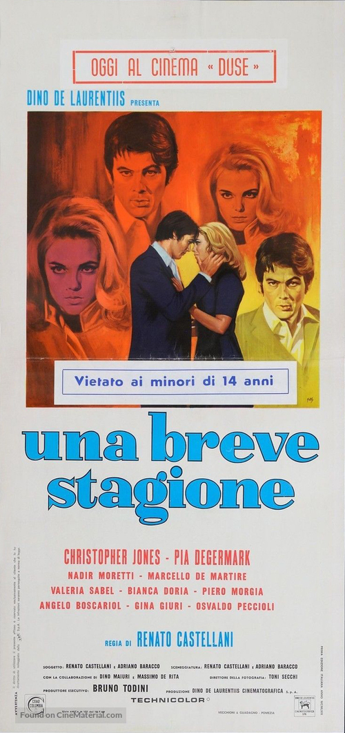 Una breve stagione - Italian Movie Poster