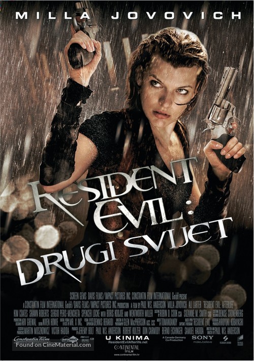 Resident Evil: Afterlife - Croatian Movie Poster