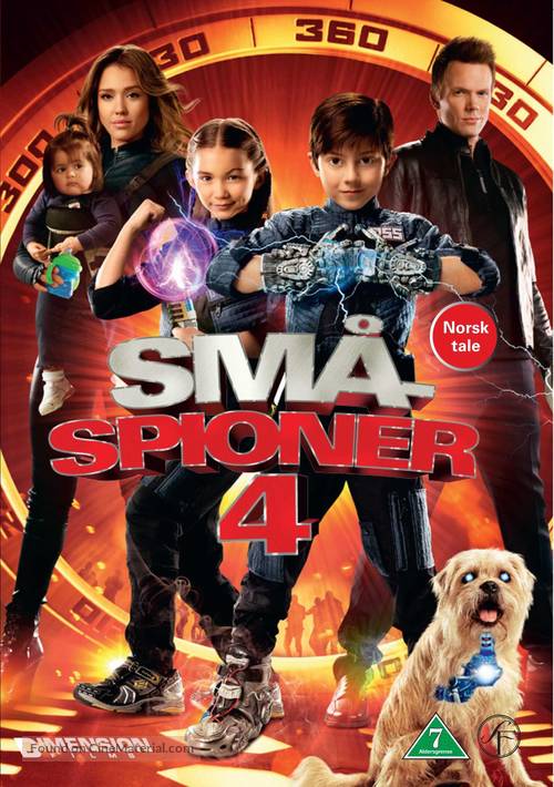 Spy Kids: All the Time in the World in 4D - Norwegian DVD movie cover