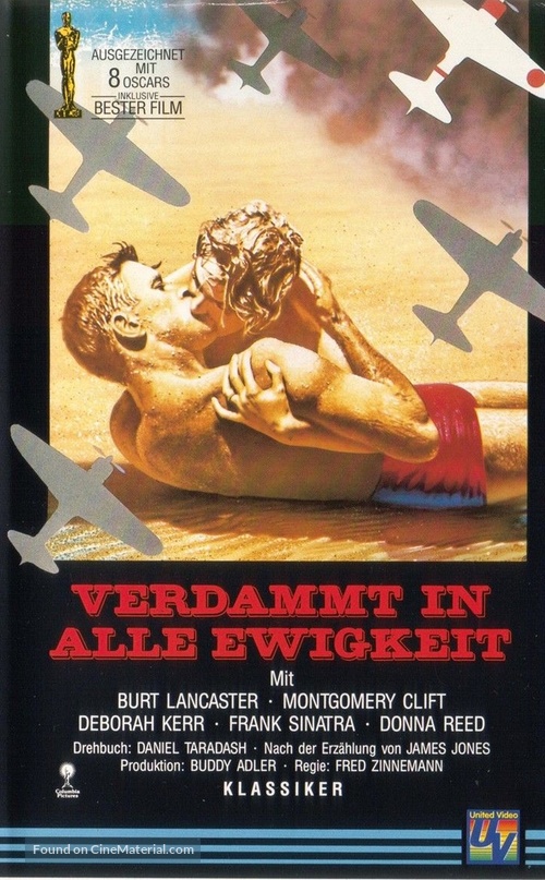 From Here to Eternity - German VHS movie cover