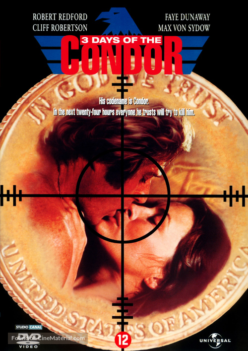 Three Days of the Condor - Dutch Movie Cover