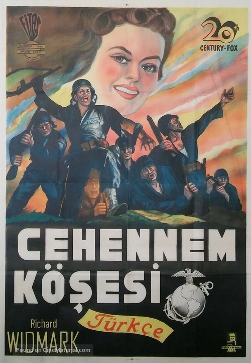 Halls of Montezuma - Turkish Movie Poster