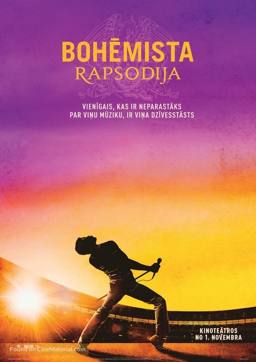 Bohemian Rhapsody - Latvian Movie Poster