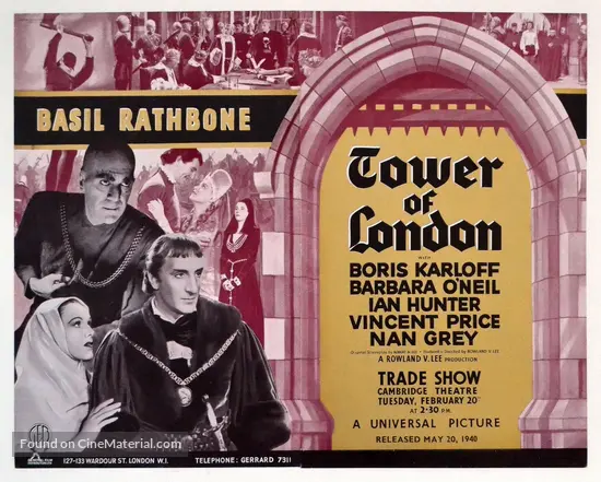 Tower of London - British poster