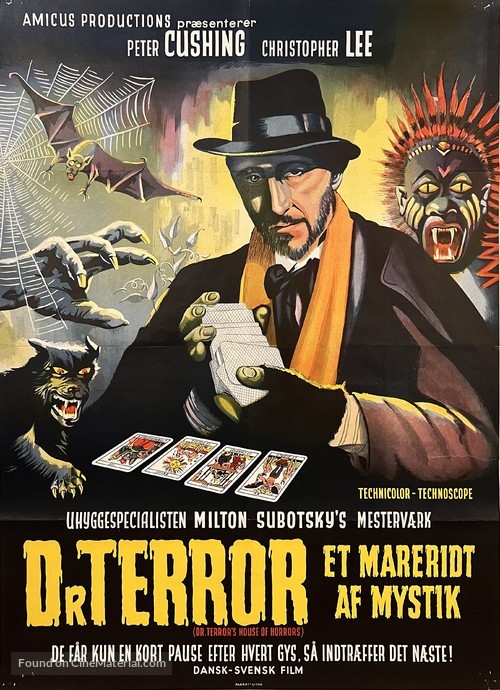 Dr. Terror&#039;s House of Horrors - Danish Movie Poster