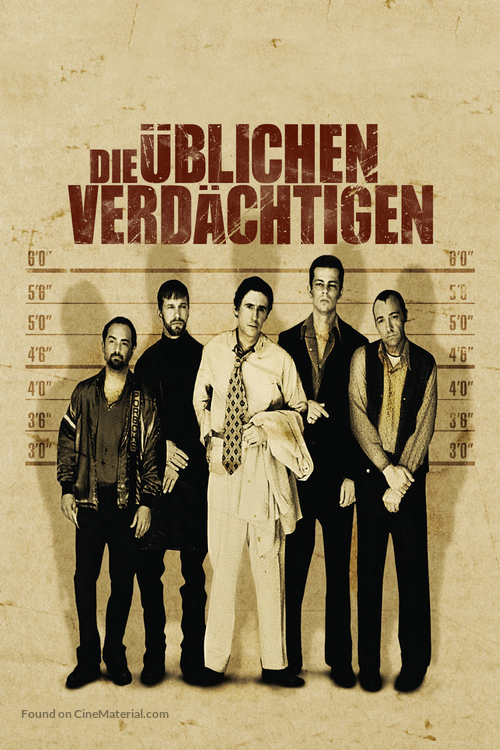 The Usual Suspects - German DVD movie cover