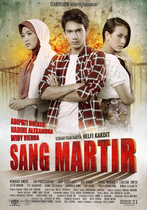 Sang martir - Indonesian Movie Poster